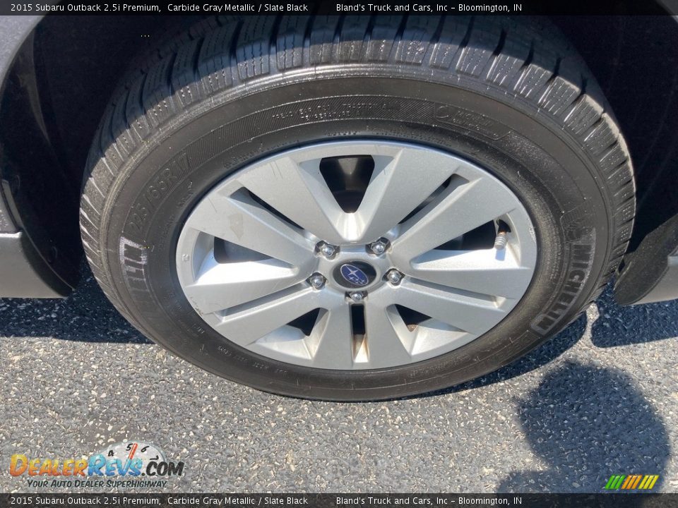 2015 Subaru Outback 2.5i Premium Carbide Gray Metallic / Slate Black Photo #35