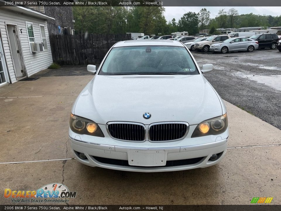 2006 BMW 7 Series 750Li Sedan Alpine White / Black/Black Photo #13