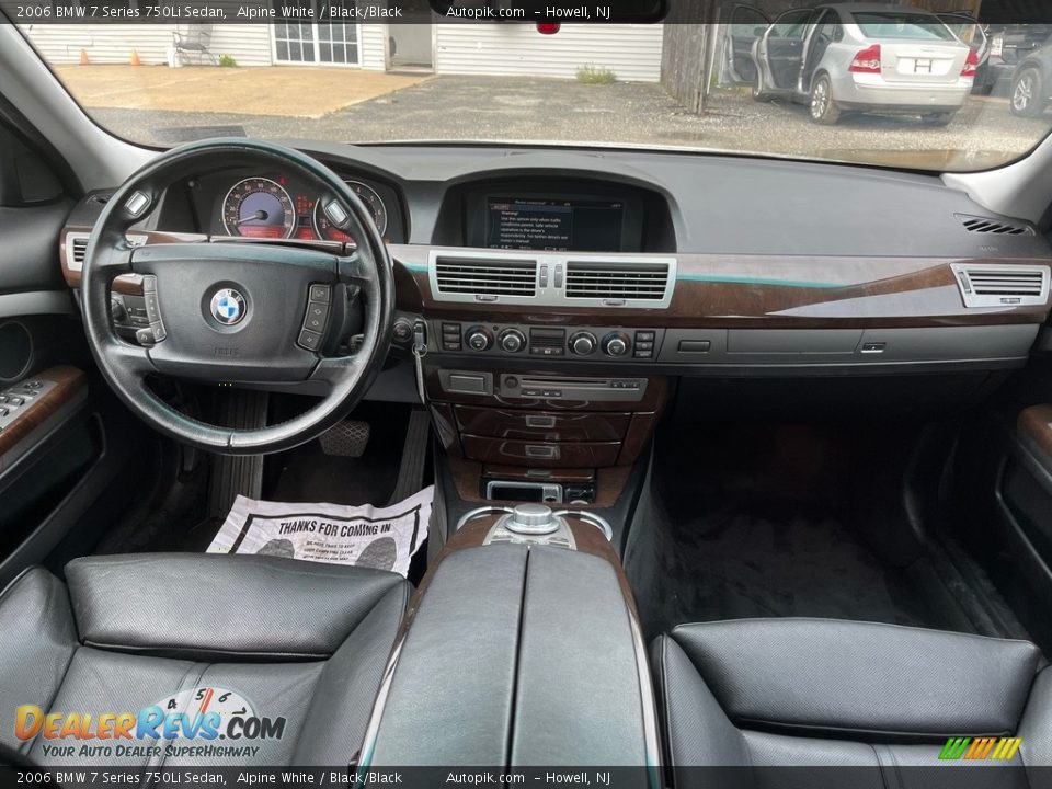 2006 BMW 7 Series 750Li Sedan Alpine White / Black/Black Photo #19