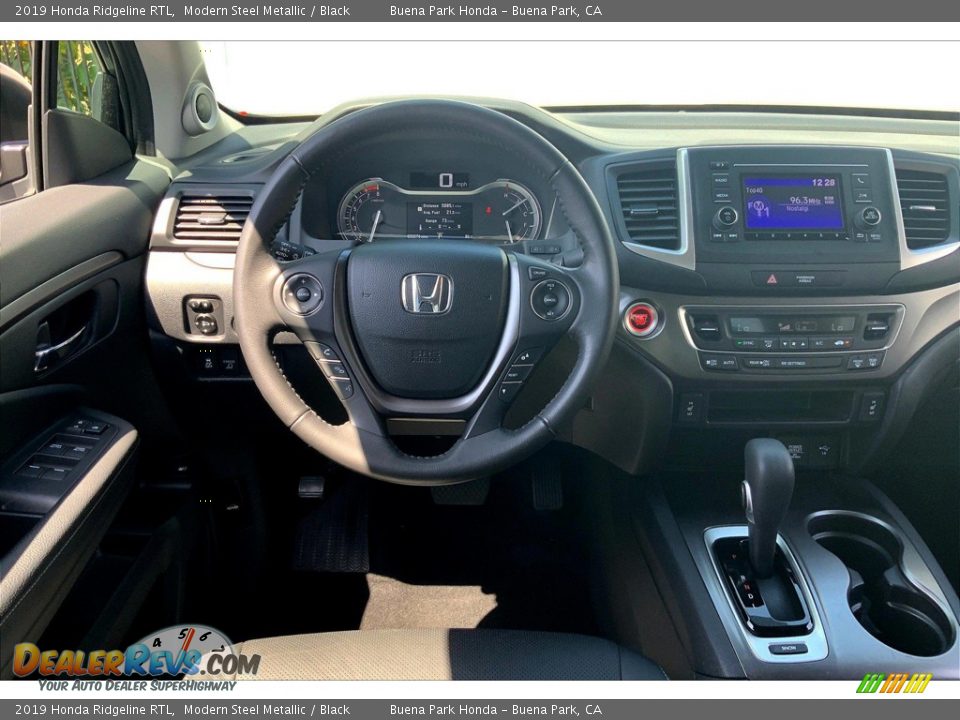 2019 Honda Ridgeline RTL Modern Steel Metallic / Black Photo #6