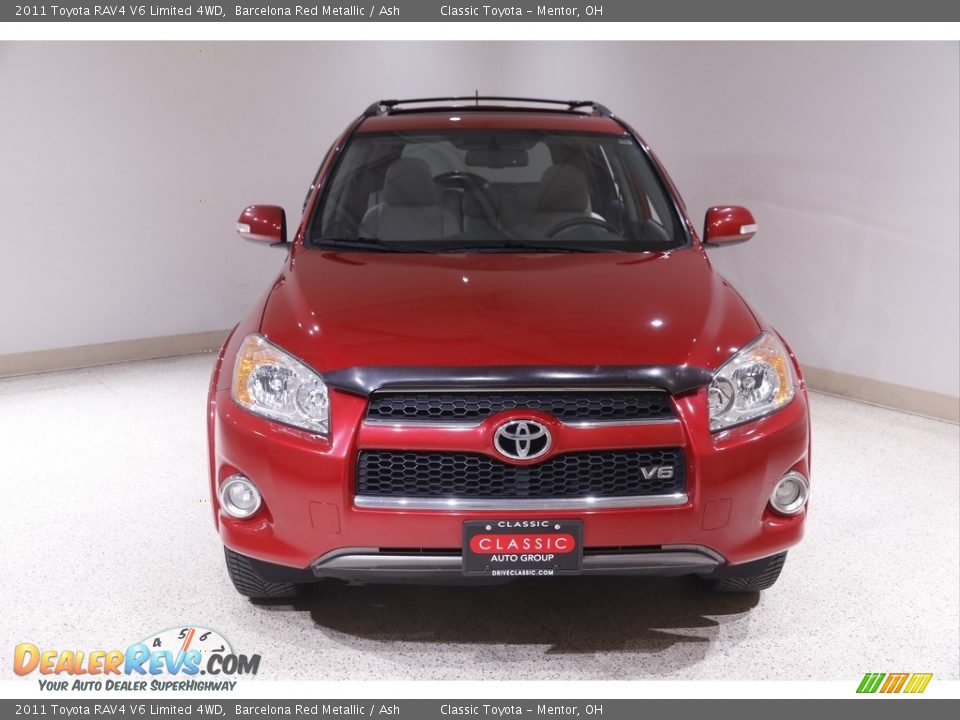 2011 Toyota RAV4 V6 Limited 4WD Barcelona Red Metallic / Ash Photo #2