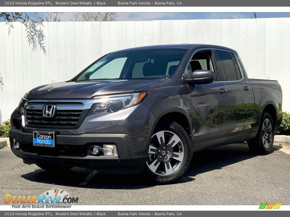 Modern Steel Metallic 2019 Honda Ridgeline RTL Photo #14