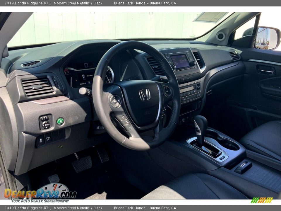 2019 Honda Ridgeline RTL Modern Steel Metallic / Black Photo #16