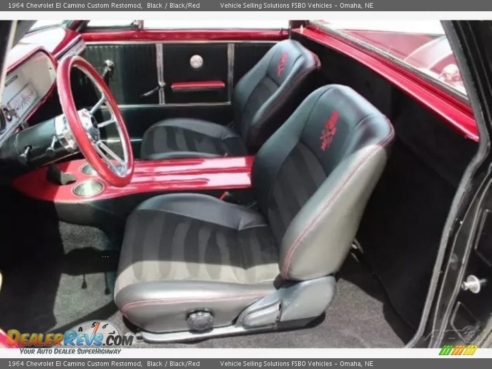 Front Seat of 1964 Chevrolet El Camino Custom Restomod Photo #4