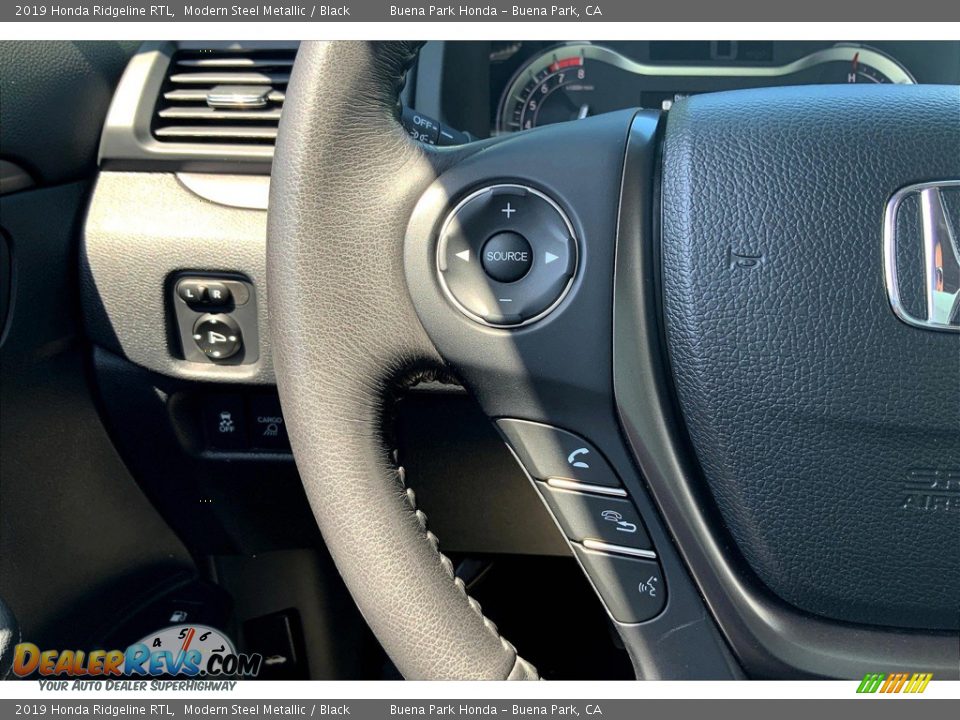 2019 Honda Ridgeline RTL Steering Wheel Photo #20