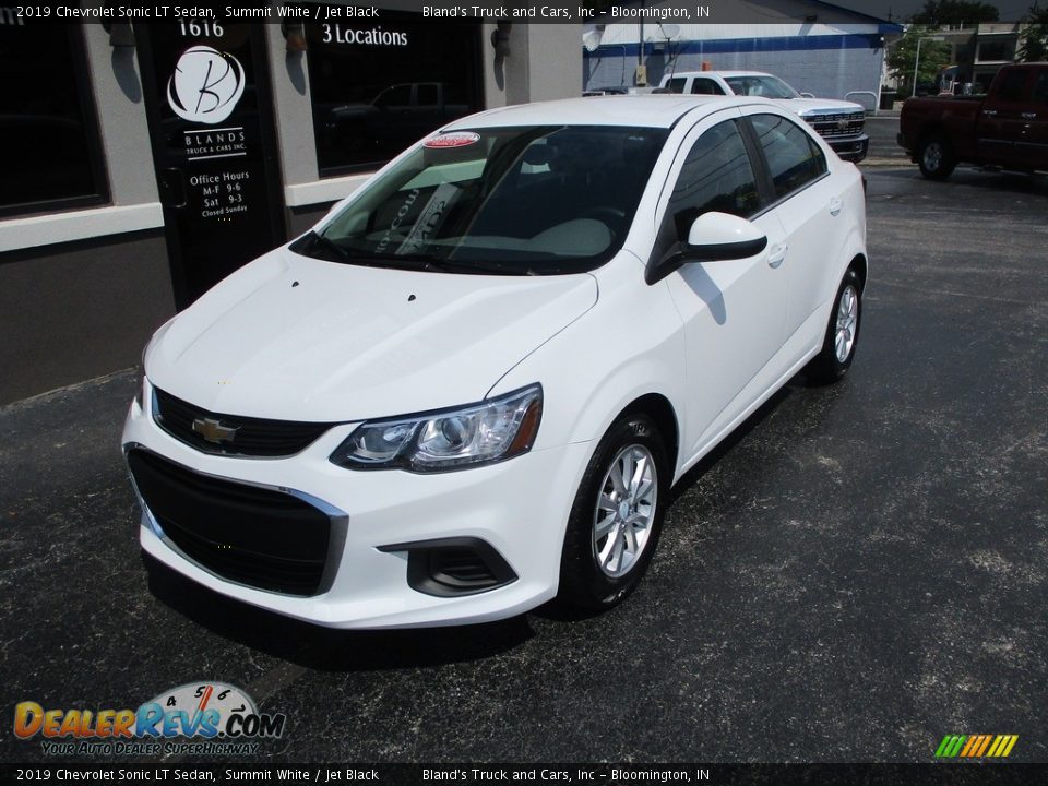 2019 Chevrolet Sonic LT Sedan Summit White / Jet Black Photo #2