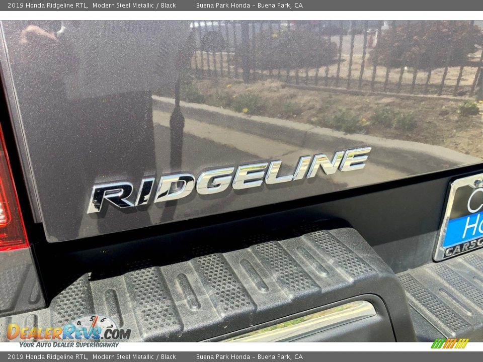 2019 Honda Ridgeline RTL Modern Steel Metallic / Black Photo #33