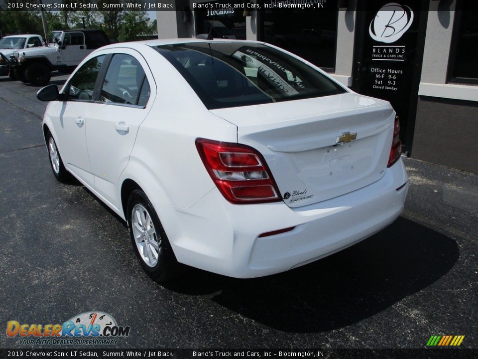 2019 Chevrolet Sonic LT Sedan Summit White / Jet Black Photo #3