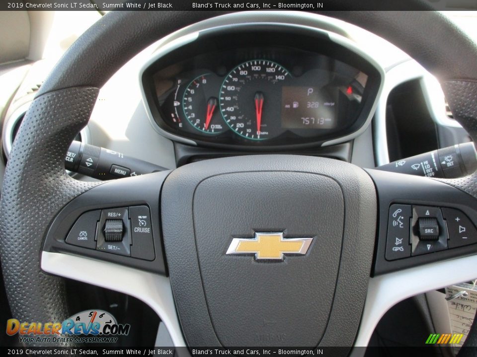 2019 Chevrolet Sonic LT Sedan Steering Wheel Photo #12