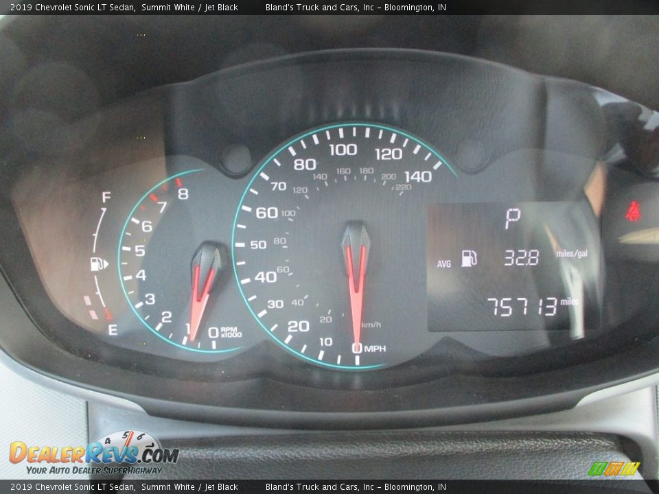 2019 Chevrolet Sonic LT Sedan Gauges Photo #13