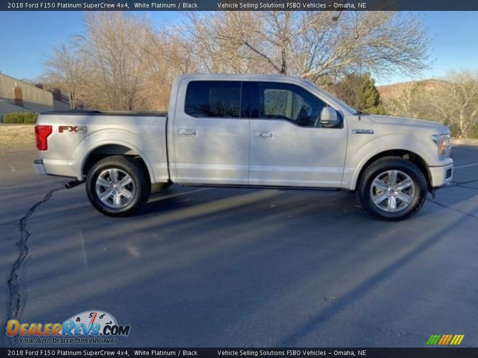 2018 Ford F150 Platinum SuperCrew 4x4 White Platinum / Black Photo #11