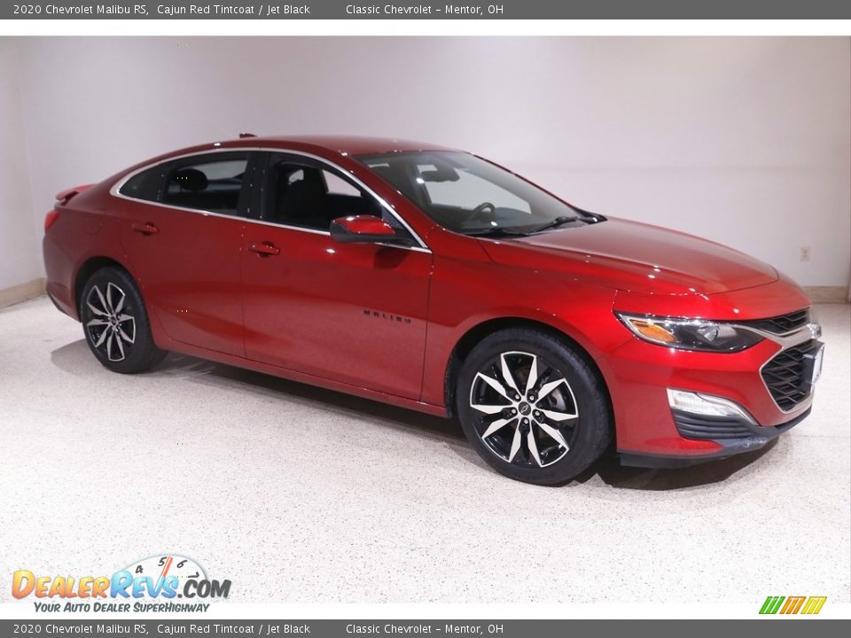 2020 Chevrolet Malibu RS Cajun Red Tintcoat / Jet Black Photo #1