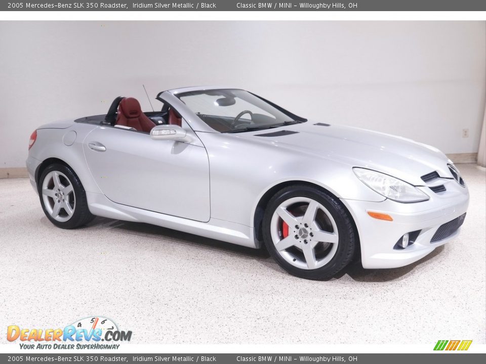 2005 Mercedes-Benz SLK 350 Roadster Iridium Silver Metallic / Black Photo #1