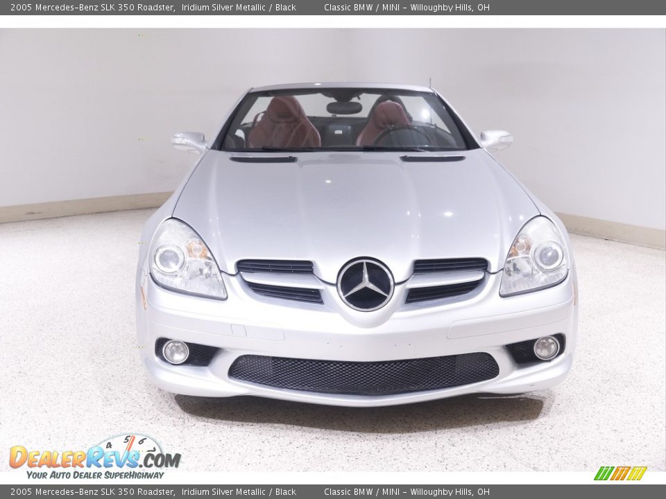 2005 Mercedes-Benz SLK 350 Roadster Iridium Silver Metallic / Black Photo #2