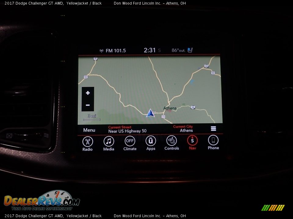 2017 Dodge Challenger GT AWD YellowJacket / Black Photo #2