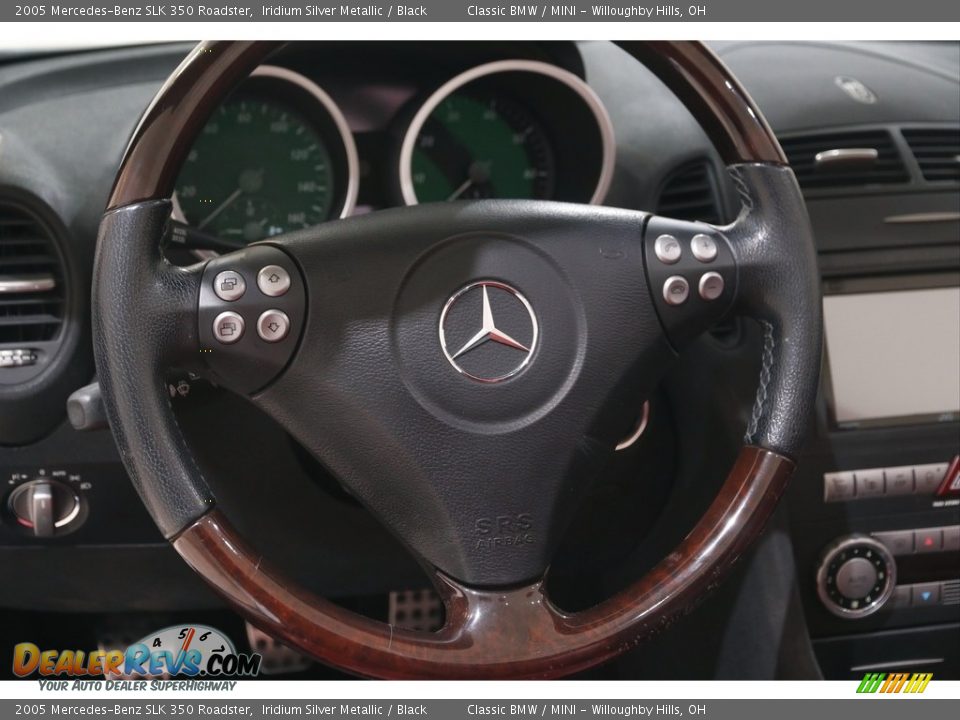 2005 Mercedes-Benz SLK 350 Roadster Iridium Silver Metallic / Black Photo #7