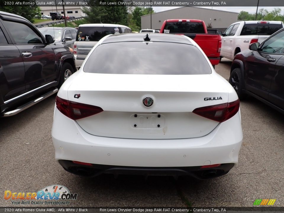 2020 Alfa Romeo Giulia AWD Alfa White / Black Photo #3