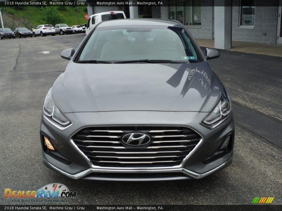 2018 Hyundai Sonata SE Machine Gray / Gray Photo #4