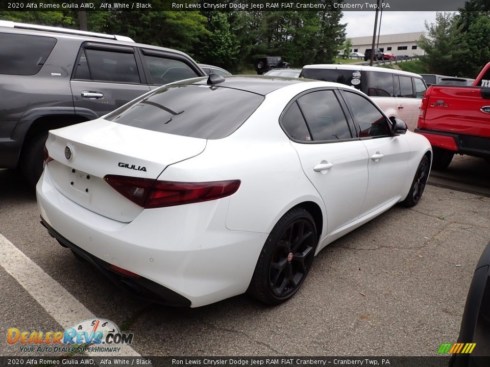 2020 Alfa Romeo Giulia AWD Alfa White / Black Photo #4