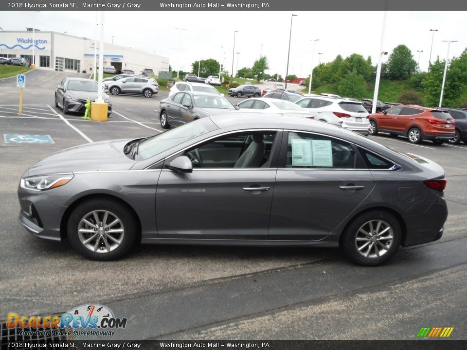 2018 Hyundai Sonata SE Machine Gray / Gray Photo #6