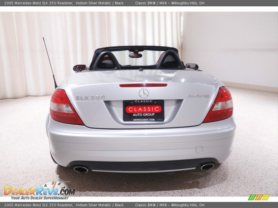 2005 Mercedes-Benz SLK 350 Roadster Iridium Silver Metallic / Black Photo #18