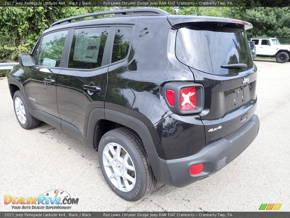 2022 Jeep Renegade Latitude 4x4 Black / Black Photo #3