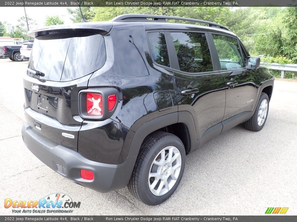 2022 Jeep Renegade Latitude 4x4 Black / Black Photo #5