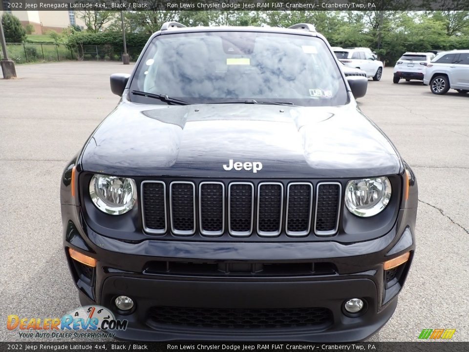 2022 Jeep Renegade Latitude 4x4 Black / Black Photo #8