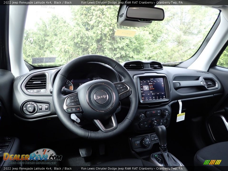 2022 Jeep Renegade Latitude 4x4 Black / Black Photo #13