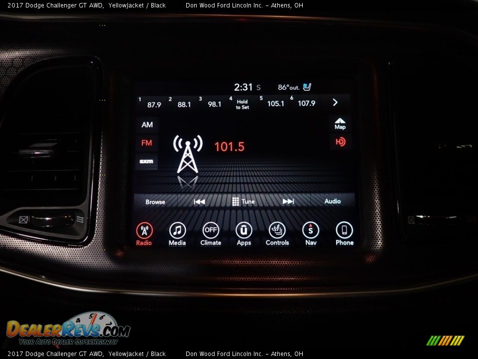 2017 Dodge Challenger GT AWD YellowJacket / Black Photo #27