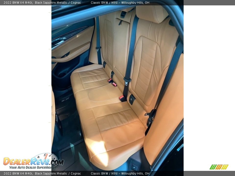 Rear Seat of 2022 BMW X4 M40i Photo #5