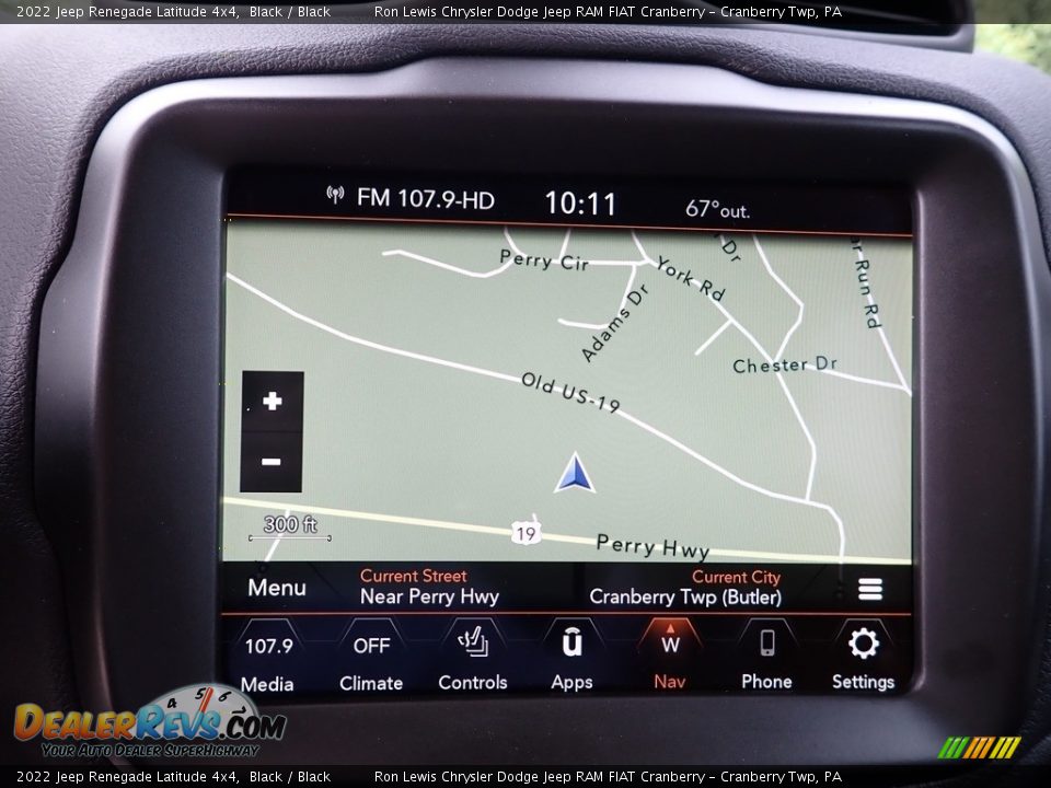 Navigation of 2022 Jeep Renegade Latitude 4x4 Photo #18