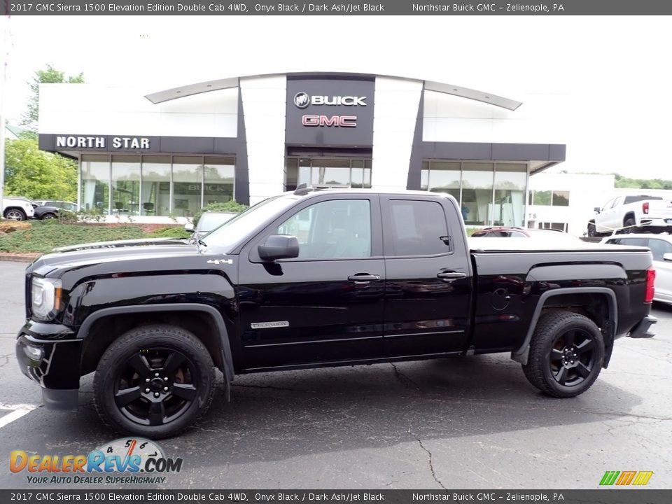 2017 GMC Sierra 1500 Elevation Edition Double Cab 4WD Onyx Black / Dark Ash/Jet Black Photo #1