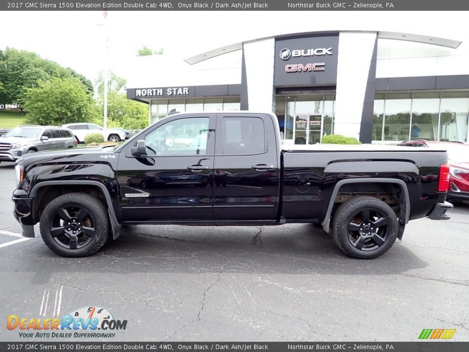 2017 GMC Sierra 1500 Elevation Edition Double Cab 4WD Onyx Black / Dark Ash/Jet Black Photo #2