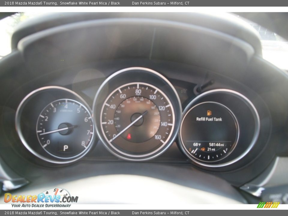2018 Mazda Mazda6 Touring Snowflake White Pearl Mica / Black Photo #19