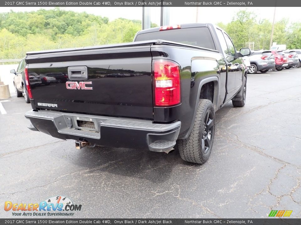 2017 GMC Sierra 1500 Elevation Edition Double Cab 4WD Onyx Black / Dark Ash/Jet Black Photo #6