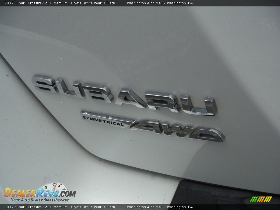 2017 Subaru Crosstrek 2.0i Premium Crystal White Pearl / Black Photo #9