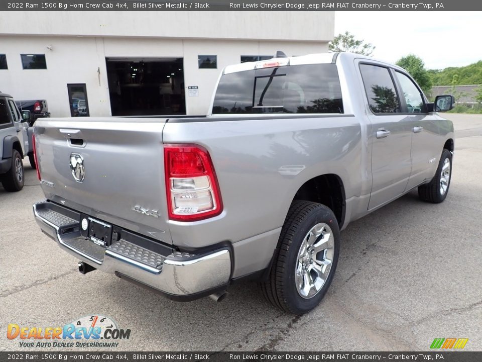 2022 Ram 1500 Big Horn Crew Cab 4x4 Billet Silver Metallic / Black Photo #5