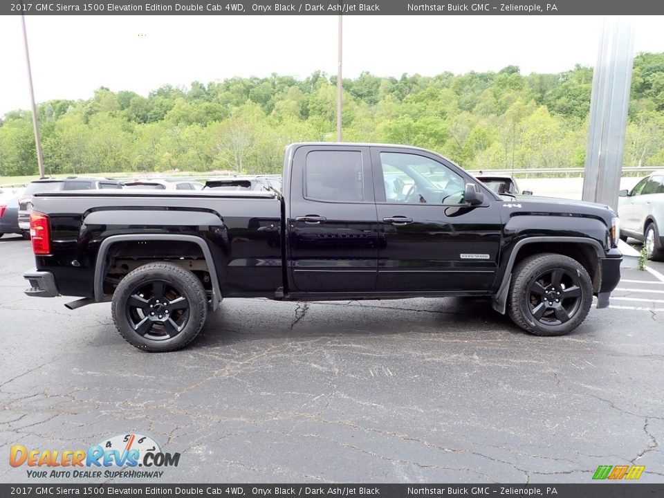 2017 GMC Sierra 1500 Elevation Edition Double Cab 4WD Onyx Black / Dark Ash/Jet Black Photo #8