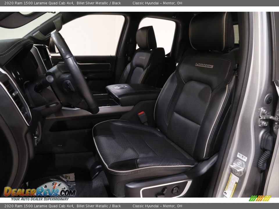 2020 Ram 1500 Laramie Quad Cab 4x4 Billet Silver Metallic / Black Photo #5
