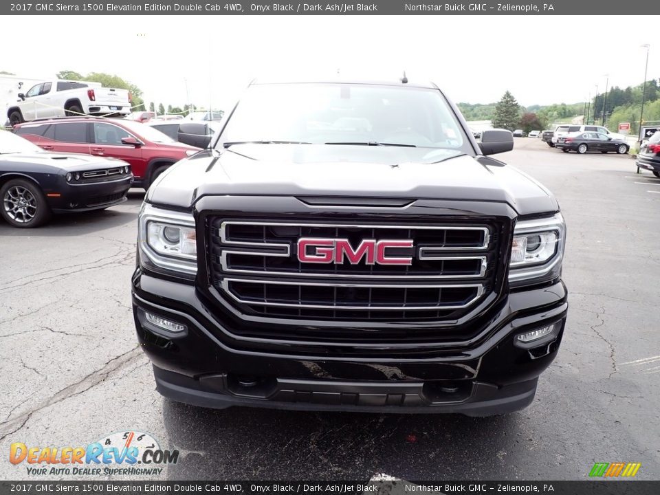 2017 GMC Sierra 1500 Elevation Edition Double Cab 4WD Onyx Black / Dark Ash/Jet Black Photo #11