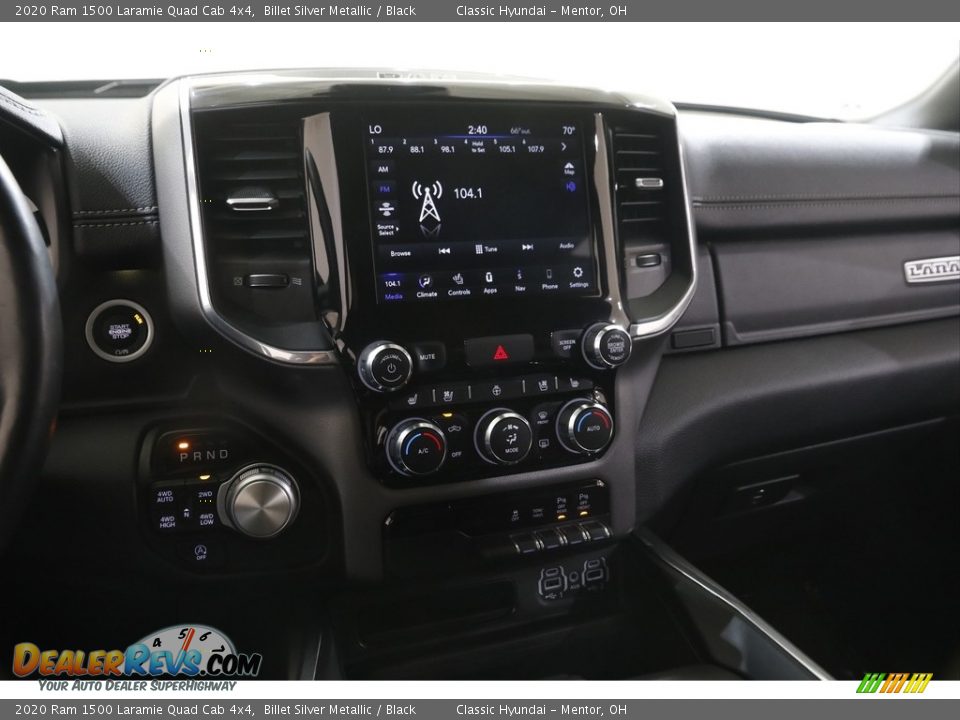 2020 Ram 1500 Laramie Quad Cab 4x4 Billet Silver Metallic / Black Photo #9