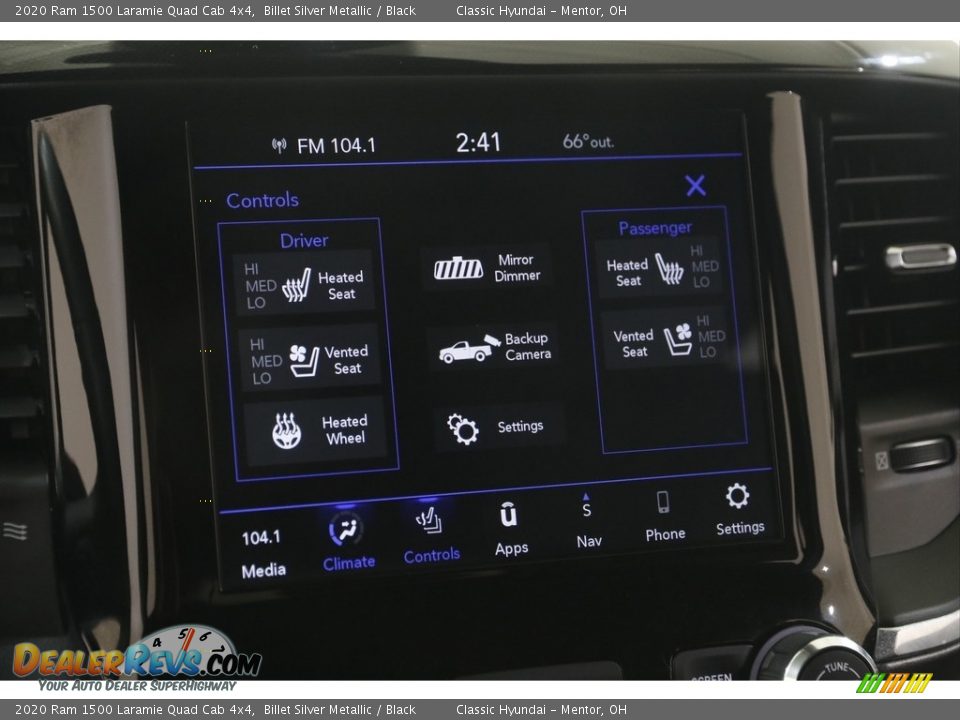 2020 Ram 1500 Laramie Quad Cab 4x4 Billet Silver Metallic / Black Photo #11