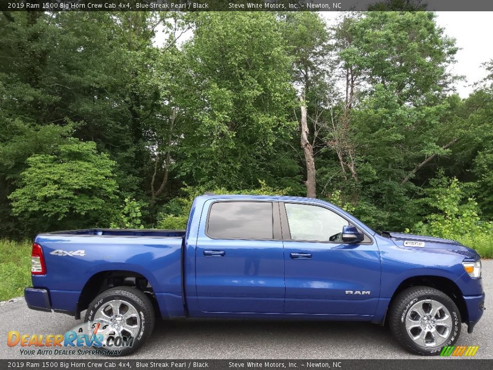 Blue Streak Pearl 2019 Ram 1500 Big Horn Crew Cab 4x4 Photo #6