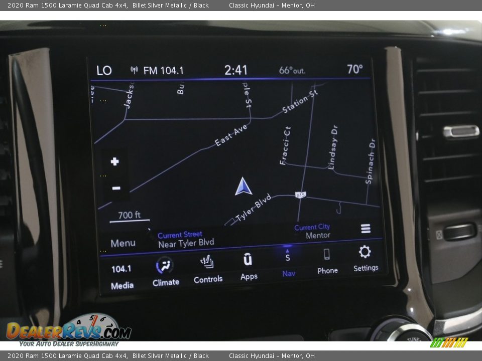 2020 Ram 1500 Laramie Quad Cab 4x4 Billet Silver Metallic / Black Photo #12