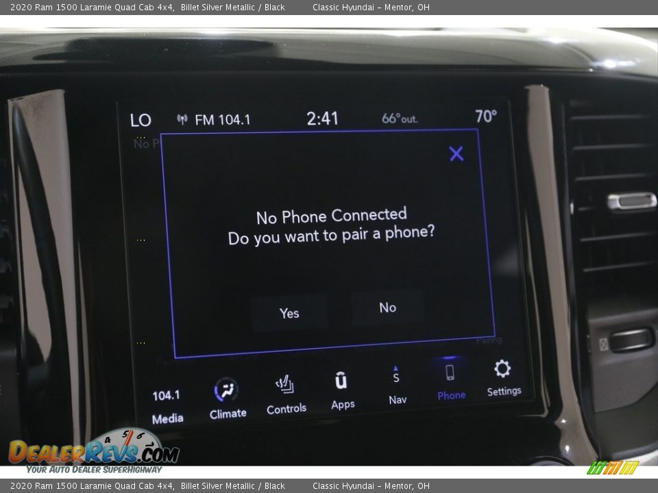 2020 Ram 1500 Laramie Quad Cab 4x4 Billet Silver Metallic / Black Photo #13