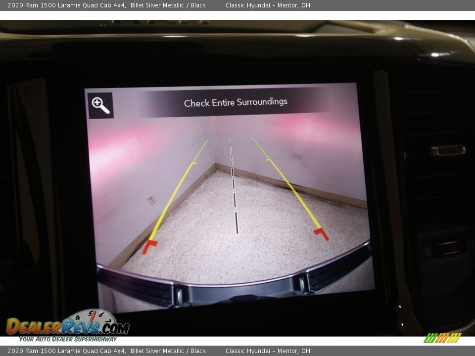 2020 Ram 1500 Laramie Quad Cab 4x4 Billet Silver Metallic / Black Photo #14