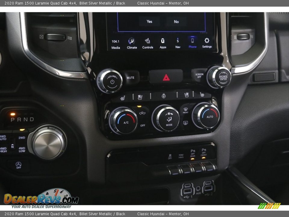 2020 Ram 1500 Laramie Quad Cab 4x4 Billet Silver Metallic / Black Photo #15