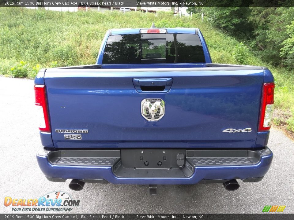 2019 Ram 1500 Big Horn Crew Cab 4x4 Blue Streak Pearl / Black Photo #8