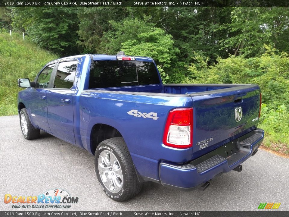 2019 Ram 1500 Big Horn Crew Cab 4x4 Blue Streak Pearl / Black Photo #11